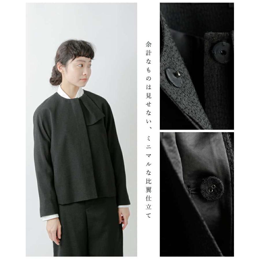 nooy（ヌーイ） ブークレ ジャガード ハンカチーフ ジャケット fjk05