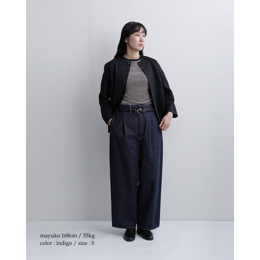 フィル マム FIR MUM インディゴコットン コモンセルビッチデニムパンツ fk-fr5002dm ユニセックス  春夏 2026ss新作の画像