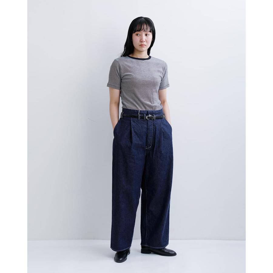 フィル マム FIR MUM インディゴコットン コモンセルビッチデニムパンツ fk-fr5002dm ユニセックス  春夏 2026ss新作の画像