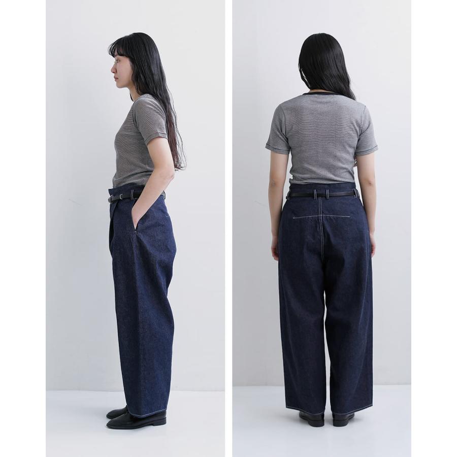 フィル マム FIR MUM インディゴコットン コモンセルビッチデニムパンツ fk-fr5002dm ユニセックス  春夏 2026ss新作の画像