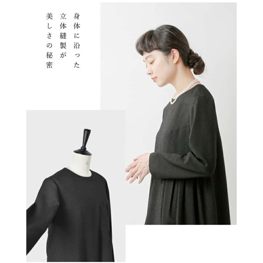 nooy ブラックベルワンピース nooy ヌーイ ブークレ ジャガード ブラック ベル ワンピース