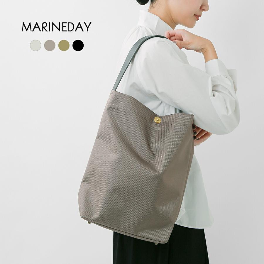MARINEDAY（マリンデイ） 66ナイロン×栃木レザー ショルダーバッグ