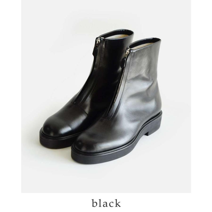 ビューティフルシューズ BEAUTIFUL SHOES キップレザー フロントジップ 