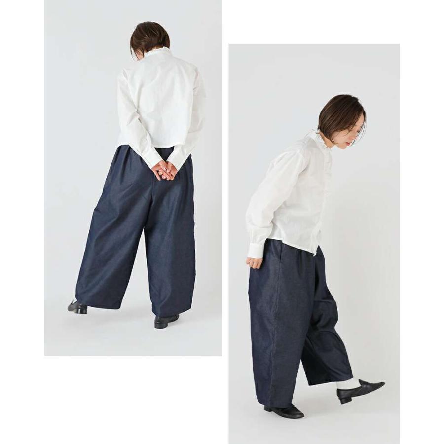 aranciato グラム g コットン チムニー デニム ワイド パンツ g-588