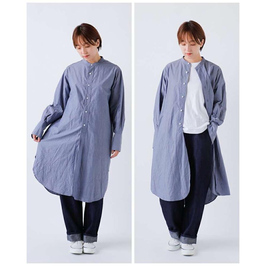 バンドカラーシャツワンピース NAVY M(FREE) バンドカラーシャツワンピース NAVY M(FREE) gu バンドカラーシャツ