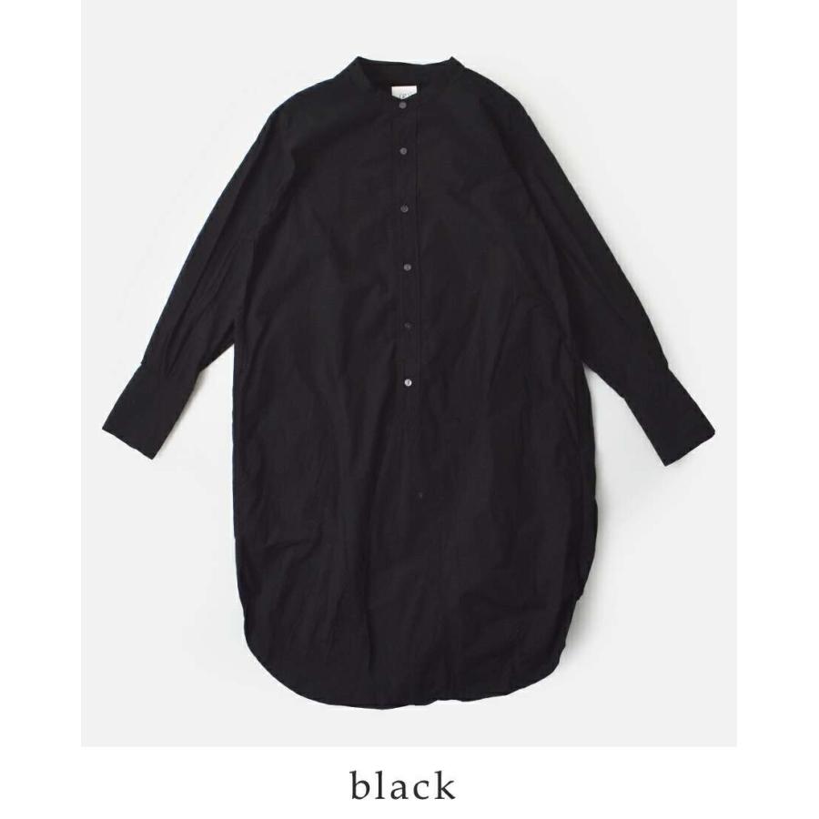 Yori セール【30%OFF】グラム g コットン タイプライター バンドカラー