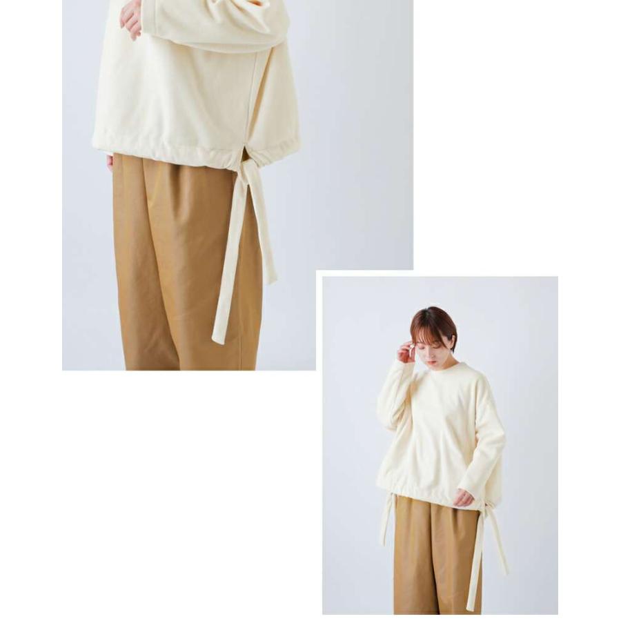 aranciato セール【30%OFF】グラム g フリース ヘム リボン プル