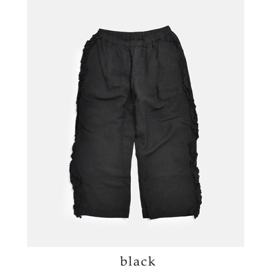 Gauze#（ガーゼ） リネンビスコース ビビアン パンツ LINEN VISCOSE