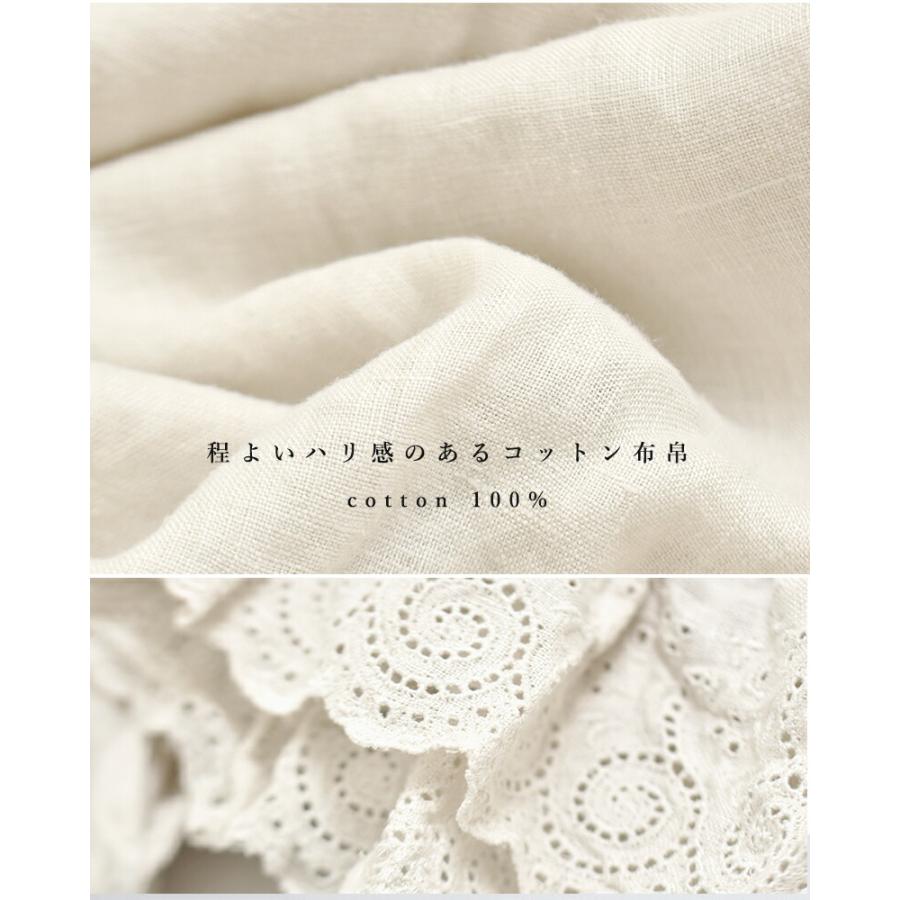 Gauze#（ガーゼ） リネンアンティーク フリルワンピース ameri ANTIQUE