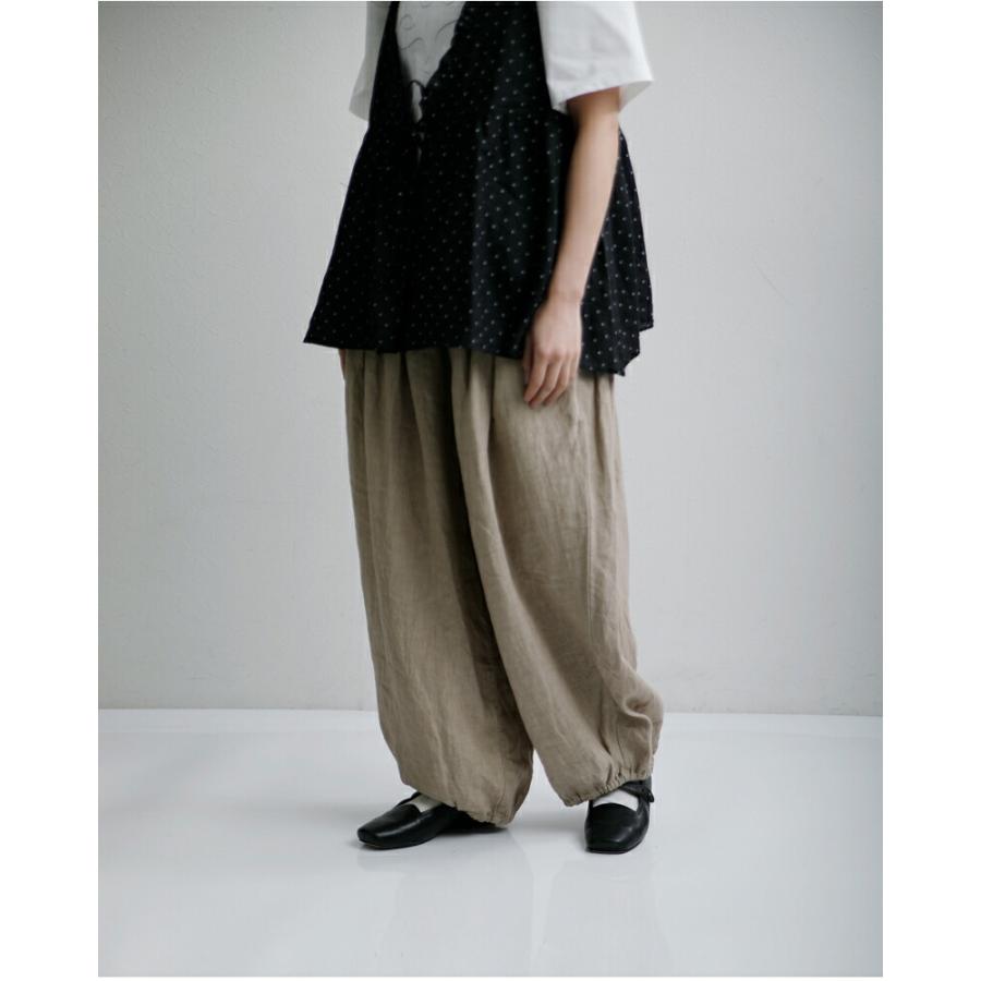 Gauze#（ガーゼ） リネン テーパードパンツ LINEN ameri PANTS g1164