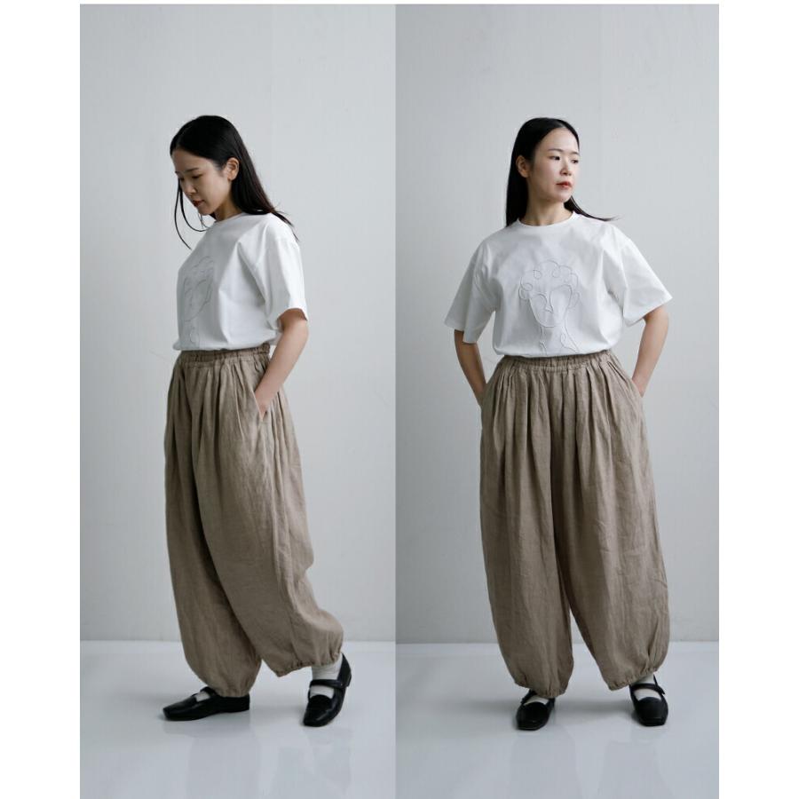 Gauze#（ガーゼ） リネン テーパードパンツ LINEN ameri PANTS g1164