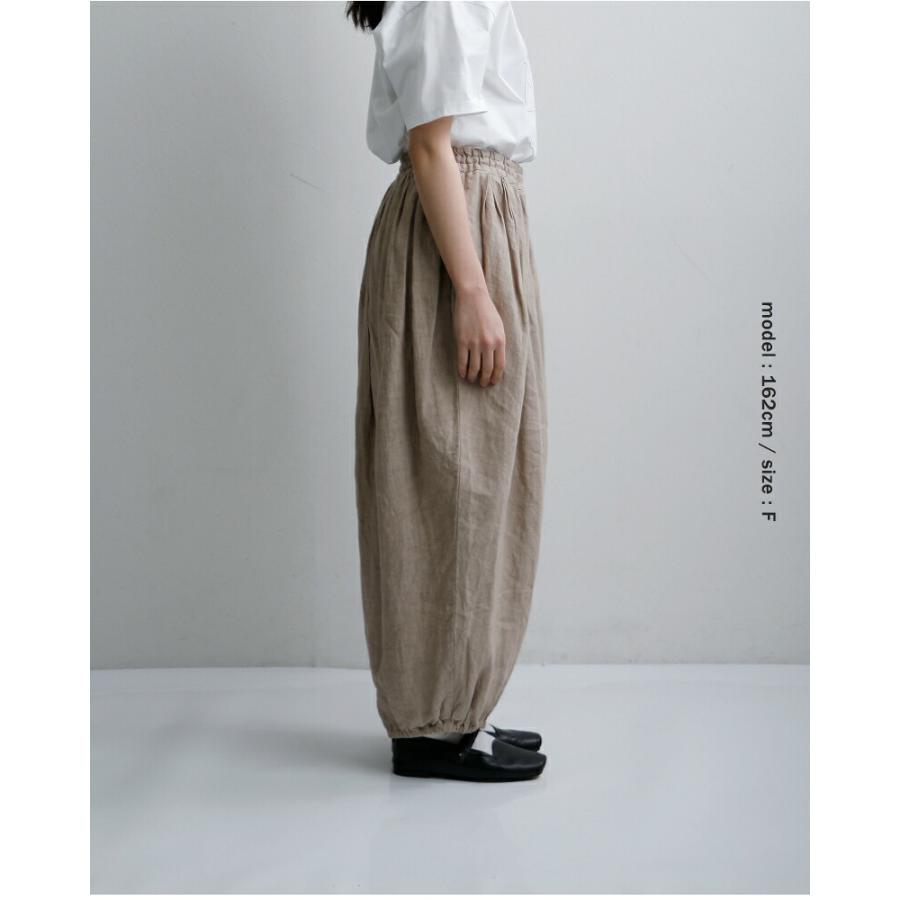 Gauze#（ガーゼ） リネン テーパードパンツ LINEN ameri PANTS g1164