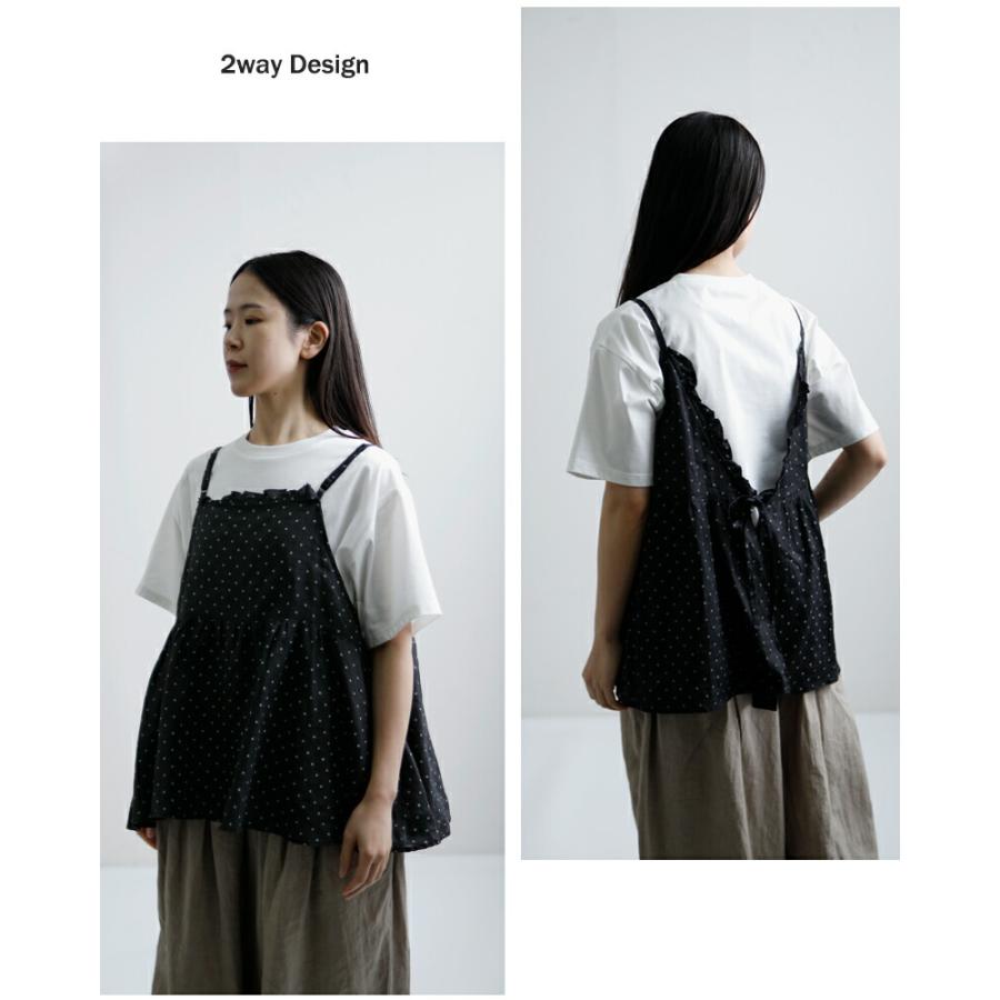 Gauze#（ガーゼ） ラミーリネン 2way スモールドット カシュクール