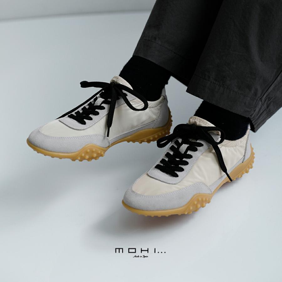 MOHI（モヒ） スエード異素材コンビ スニーカー g6-ch8033-03