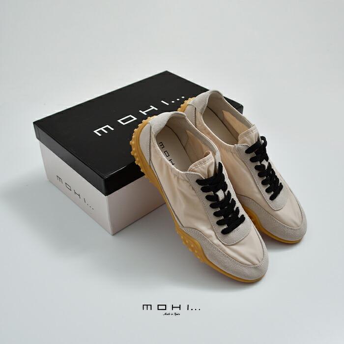 MOHI（モヒ） スエード異素材コンビ スニーカー g6-ch8033-03