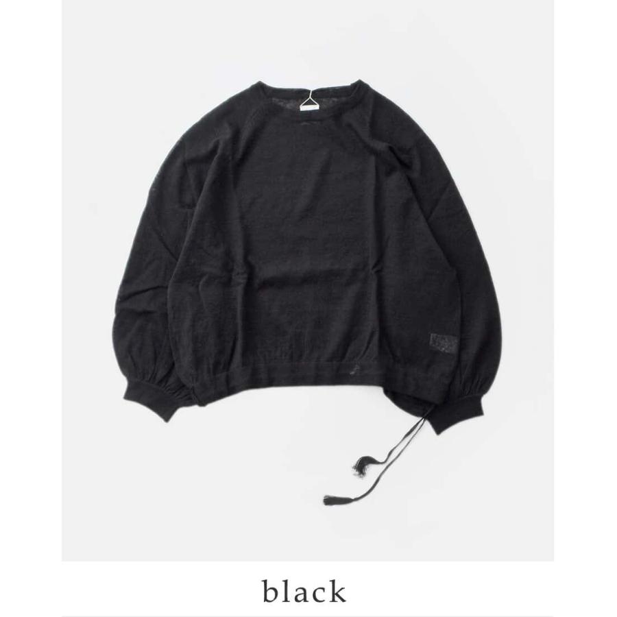 Gauze# ガーゼ リネン ストリング アンティーク ニット プルオーバー STRING ANTIQUE KNIT PULL OVER g925  2024ss新作｜aranciato｜19