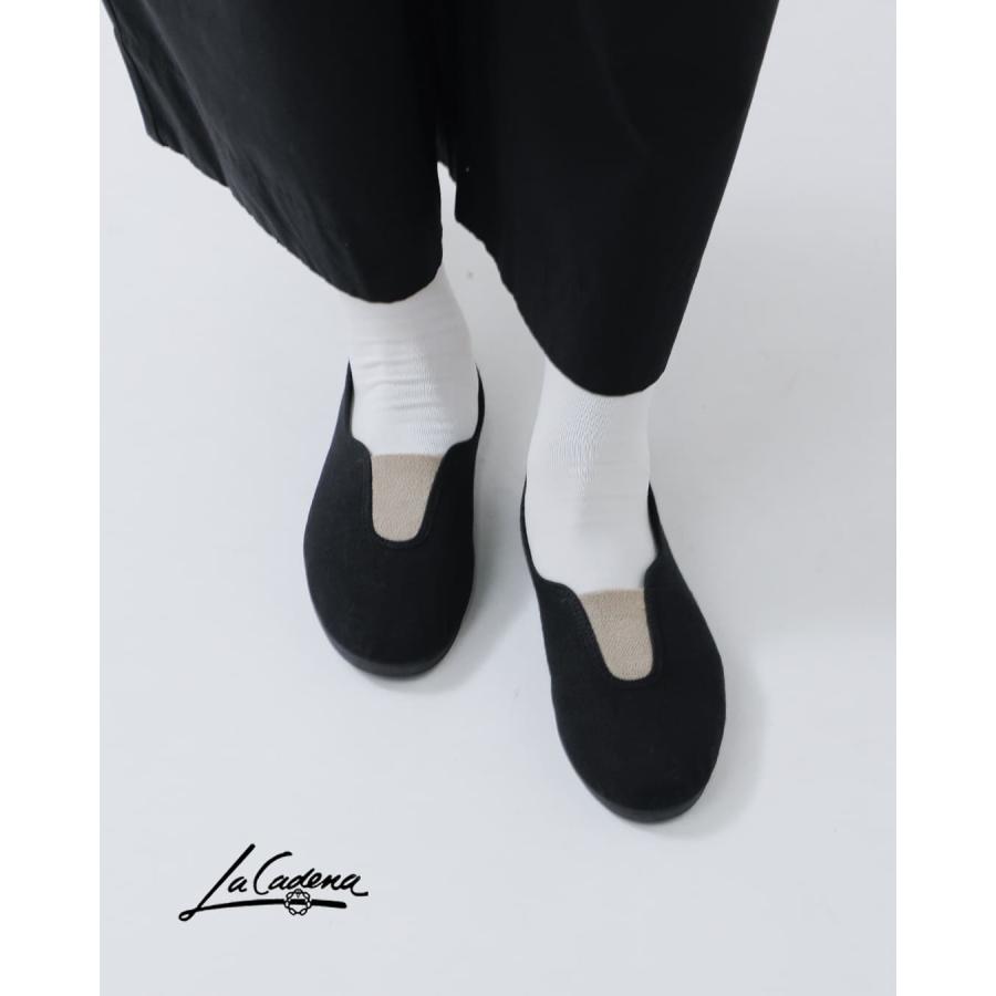 カデナ ラ La Cadena パネルカラー スリッポン シューズ GIMNASIA
