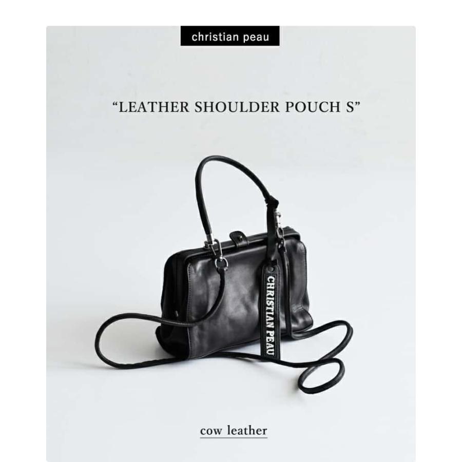CHRISTIAN PEAU クリスチャンポー 2way レザー ショルダー ポーチ S 