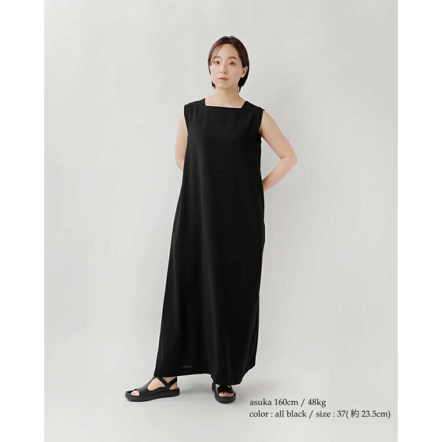 MOHI モヒ サンダル レザー Tストラップ オープントゥ フラット