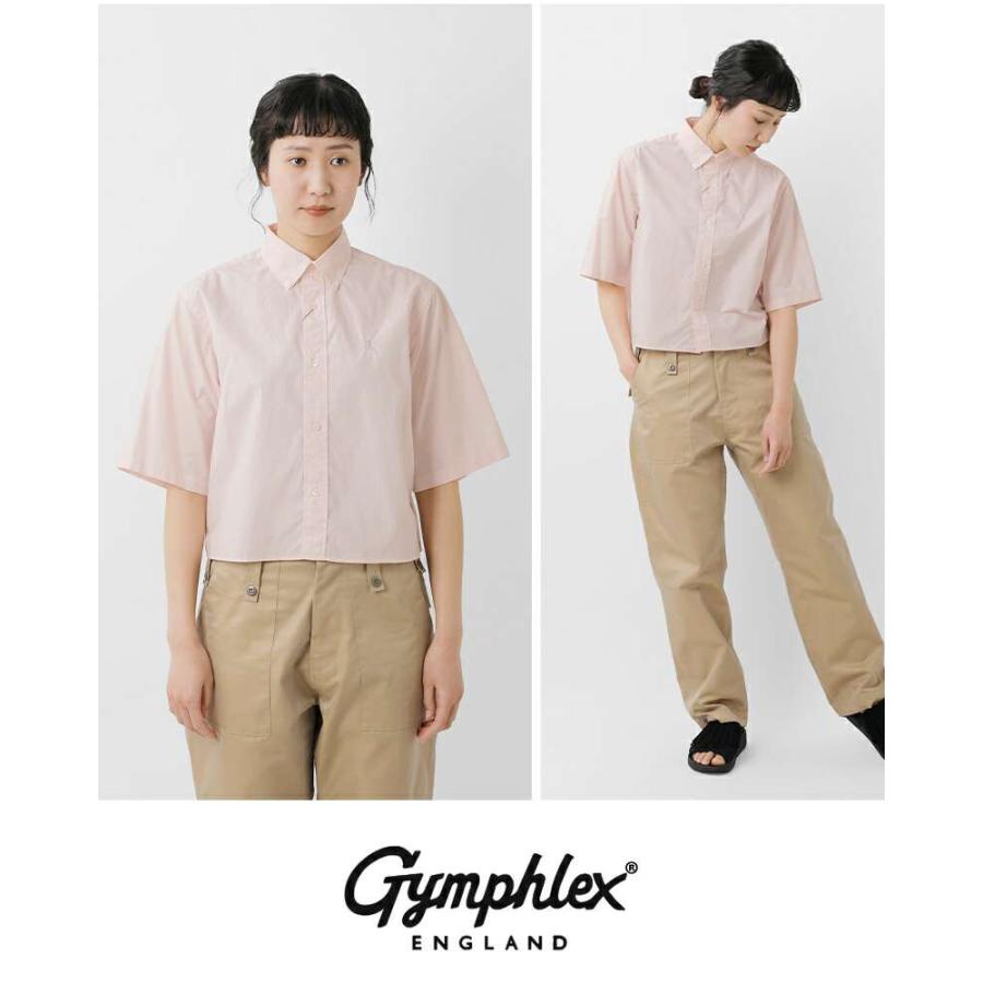 GYMPHLEX ジムフレックス Gymphlex コットン ボタンダウン 半袖