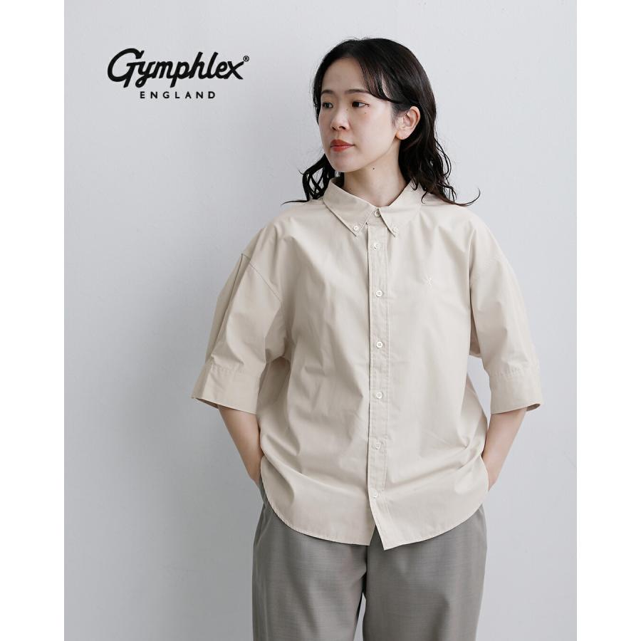 ジムフレックス Gymphlex  コットン 抜け襟 ショート 半袖シャツ gy-b0458hle レディース  春夏海外出荷不可 2026ss新作の画像