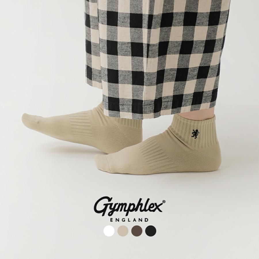 GYMPHLEX（ジムフレックス） ゆうパケット選択可 ロゴ刺繍 ショート