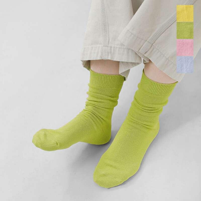 靴下類衣服 日本製 もちはだ 裏起毛ハイソックス｜50万足突破の驚異の保温力 冷え