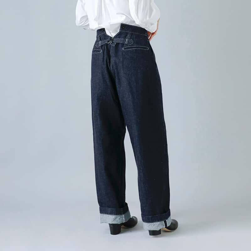 LENO リノ 12oz セルヴィッジ デニム バックル バック