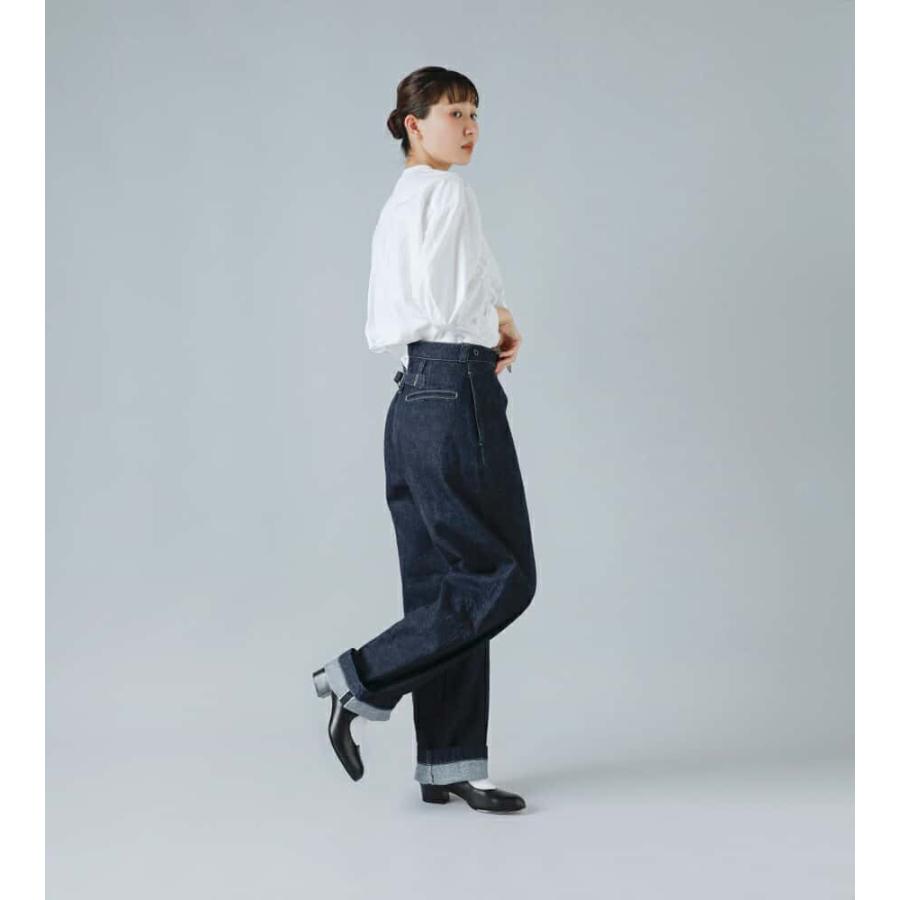 LENO リノ 12oz セルヴィッジ デニム バックル バック