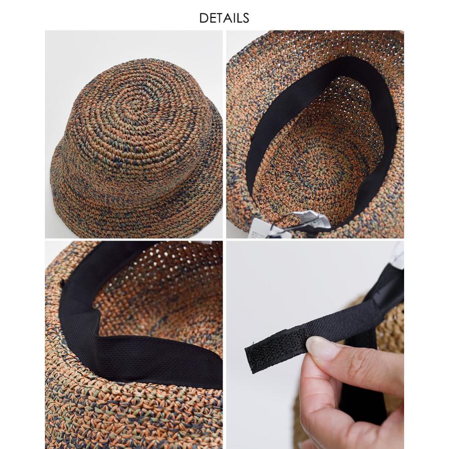 ハロ コモディティー halo commodity  ペーパー コマ細編み ハット Chip Dome Hat h261-422 レディース  春夏 2026ss新作の画像