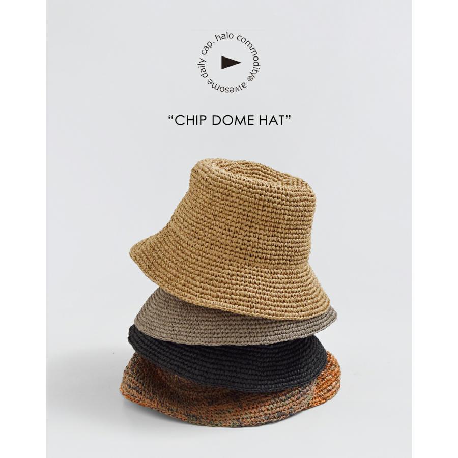 ハロ コモディティー halo commodity  ペーパー コマ細編み ハット Chip Dome Hat h261-422 レディース  春夏 2026ss新作の画像