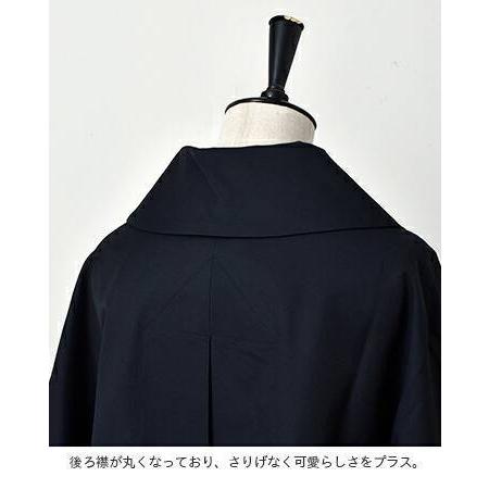Honnete オネット オルメテックスギャバジンNewラウンドカラー Honnete オネット オルメテックスギャバジンNewラウンドカラー