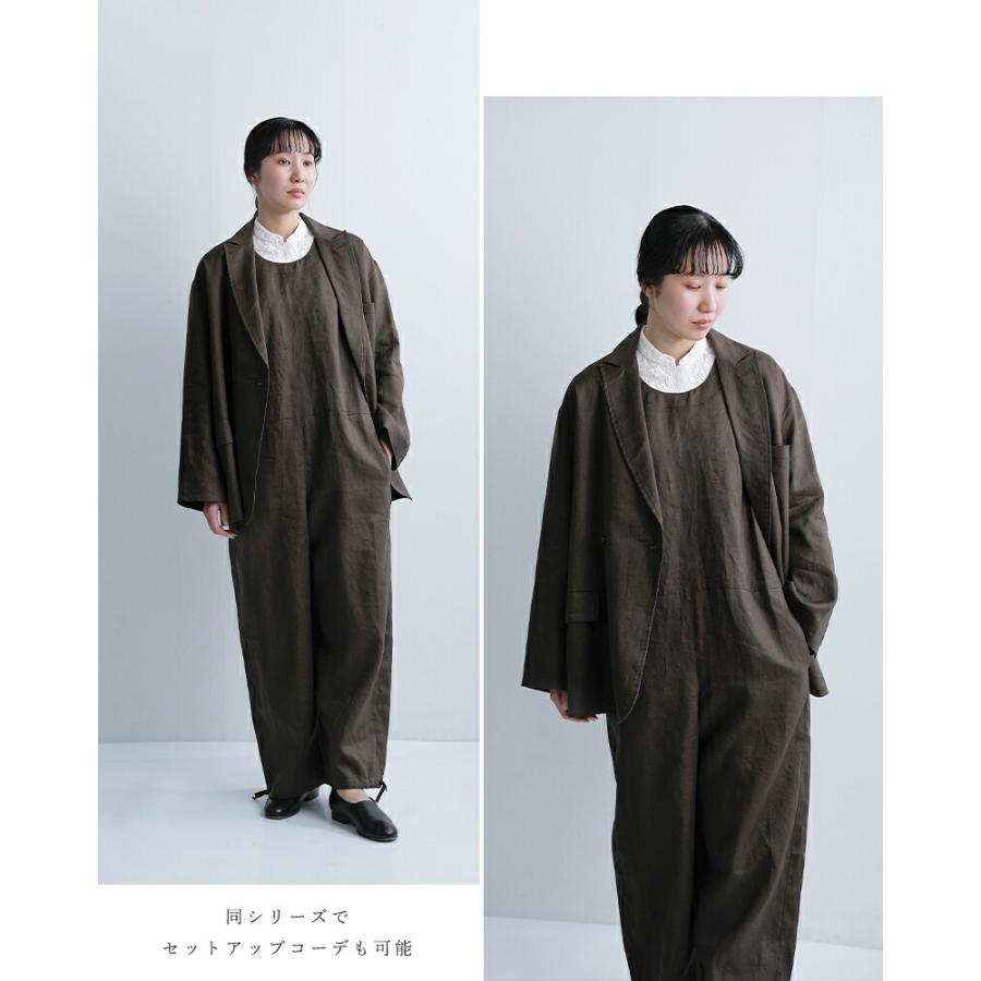 Honnete（オネット） セール【40%OFF】オネット リネン サロペット ho