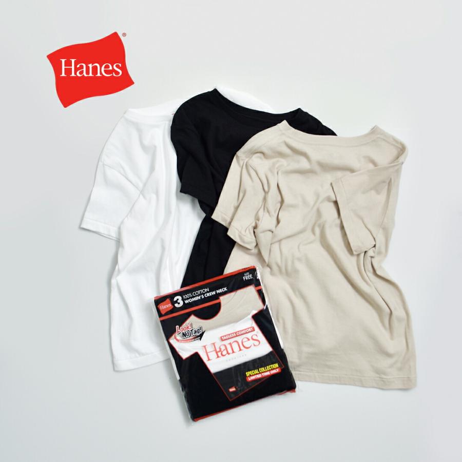 Hanes（ヘインズ） ×THE DODO JEAN コットン 3P クルーネック 半袖T