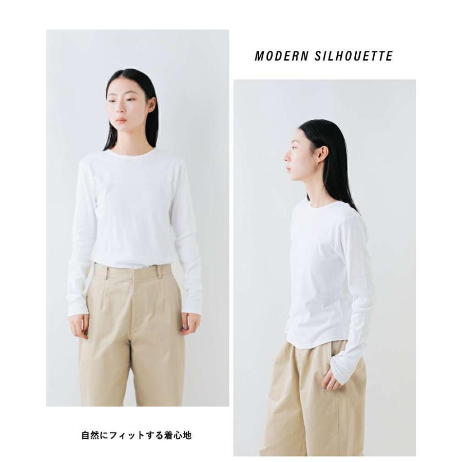 ヘインズ Hanes  コットン ロングスリーブ クルーネック プルオーバー hw4-c103  レディース 2025aw新作 | Hanes | 09