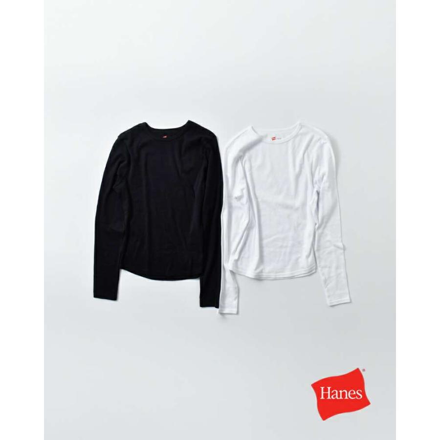ヘインズ Hanes  コットン ロングスリーブ クルーネック プルオーバー hw4-c103  レディース 2025aw新作 | Hanes | 10