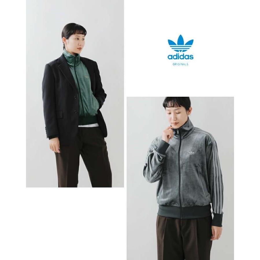 adidas ベロア トラックジャケット Night Indigo adidas】ベロア トラックジャケット Night Indigo 2XSあり