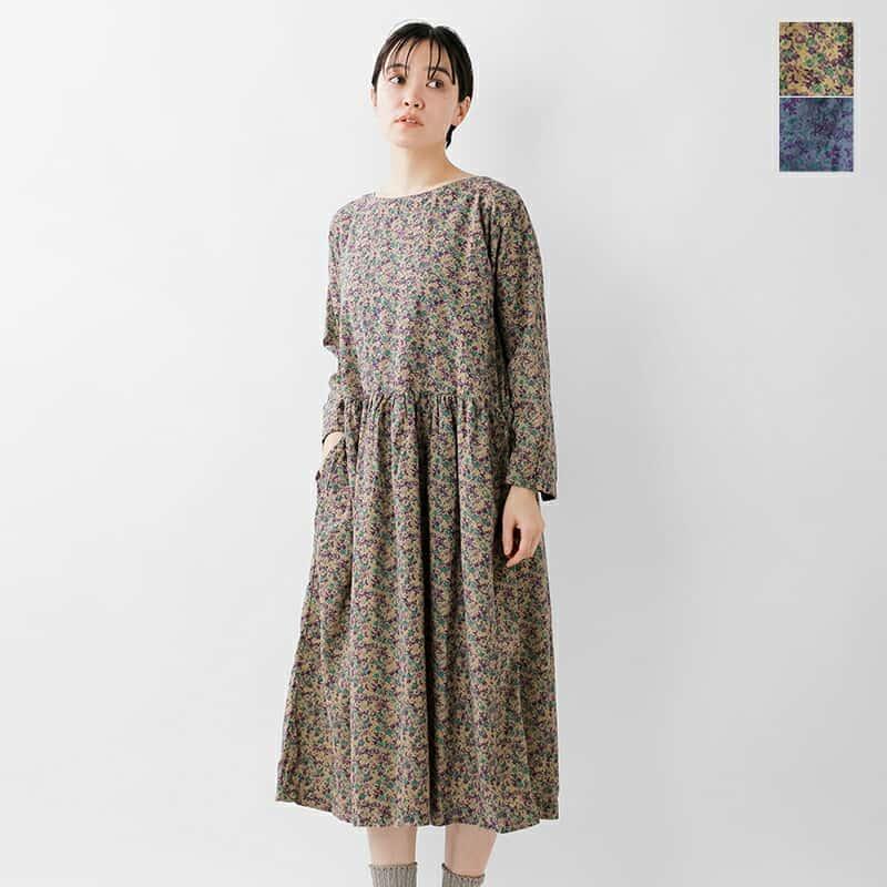 30%OFF】ARMEN アーメン コットン スモール フラワー プリント ボート