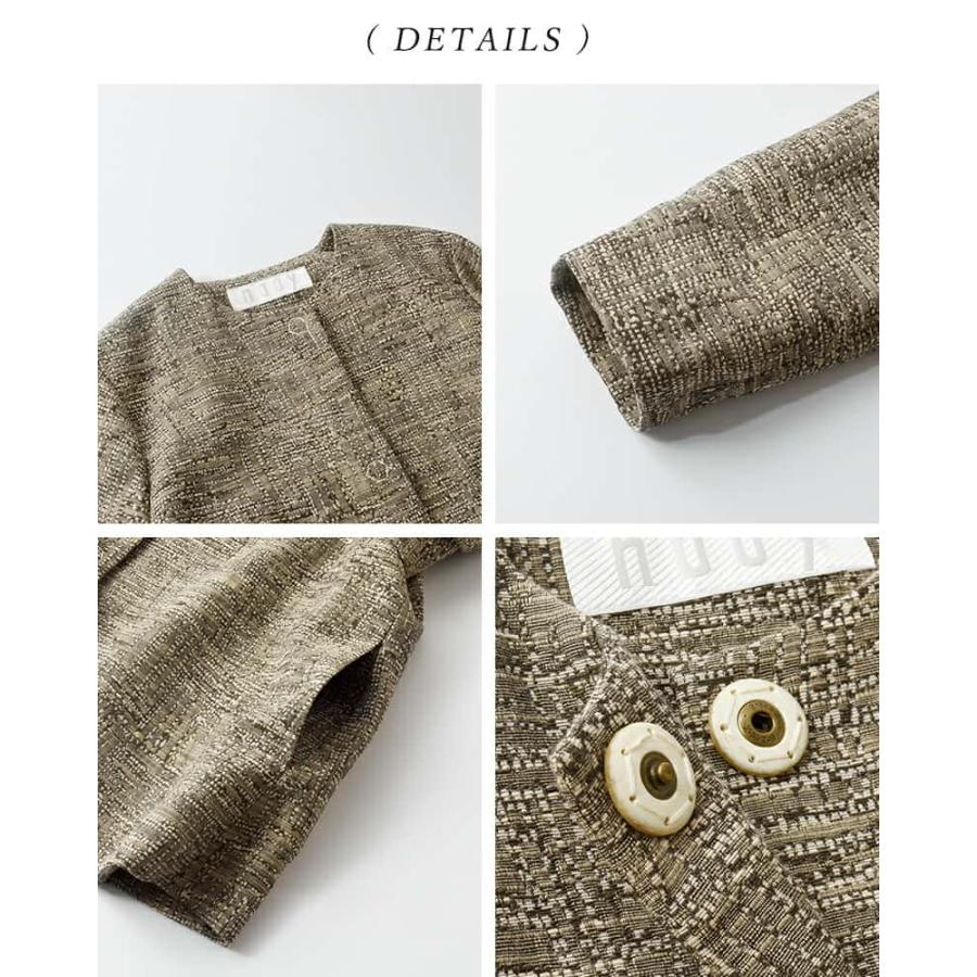 nooy ヌーイ イタリアンジャガード ケープ ジャケット itajk01