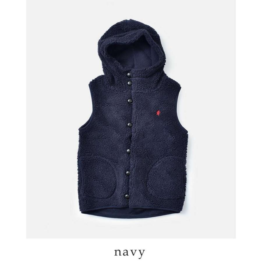 Gymphlex ジムフレックス ボア フリース フーデッドベスト14 GYMPHLEX（ジムフレックス） セール フードつきボアフリースベスト #J