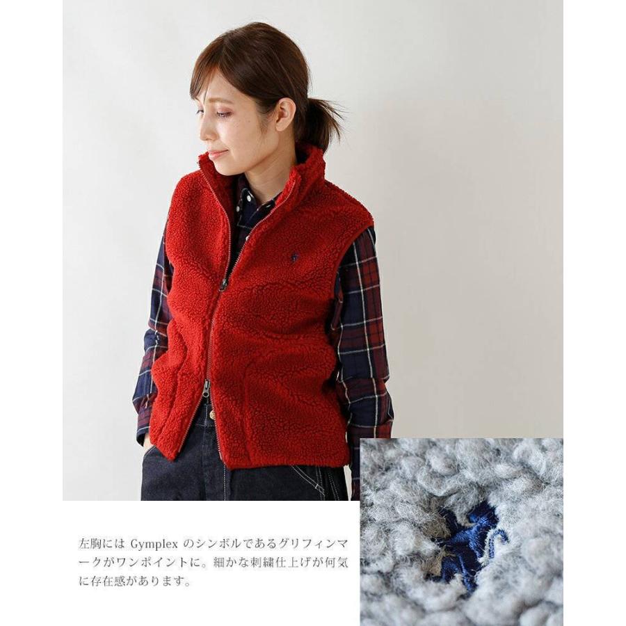 Gymphlex ジムフレックス ハイネックジップアップボアベスト J 1252pl J 1252pl Aranciato 通販 Yahoo ショッピング