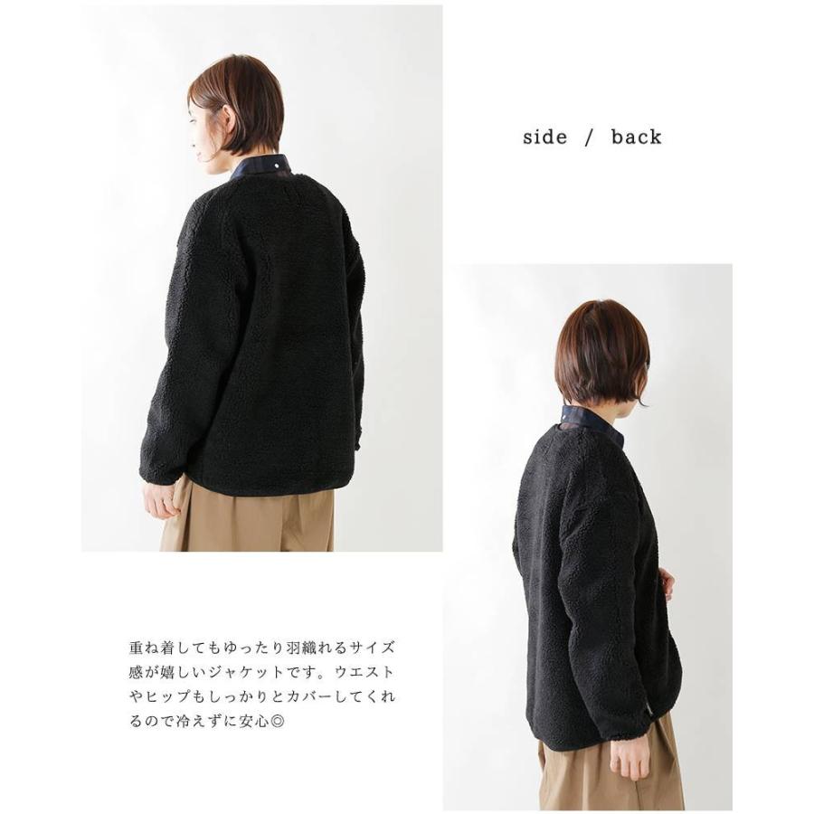 Gymphlex ジムフレックス ノーカラーボアジャケット J 1379pl J 1379pl Aranciato 通販 Yahoo ショッピング