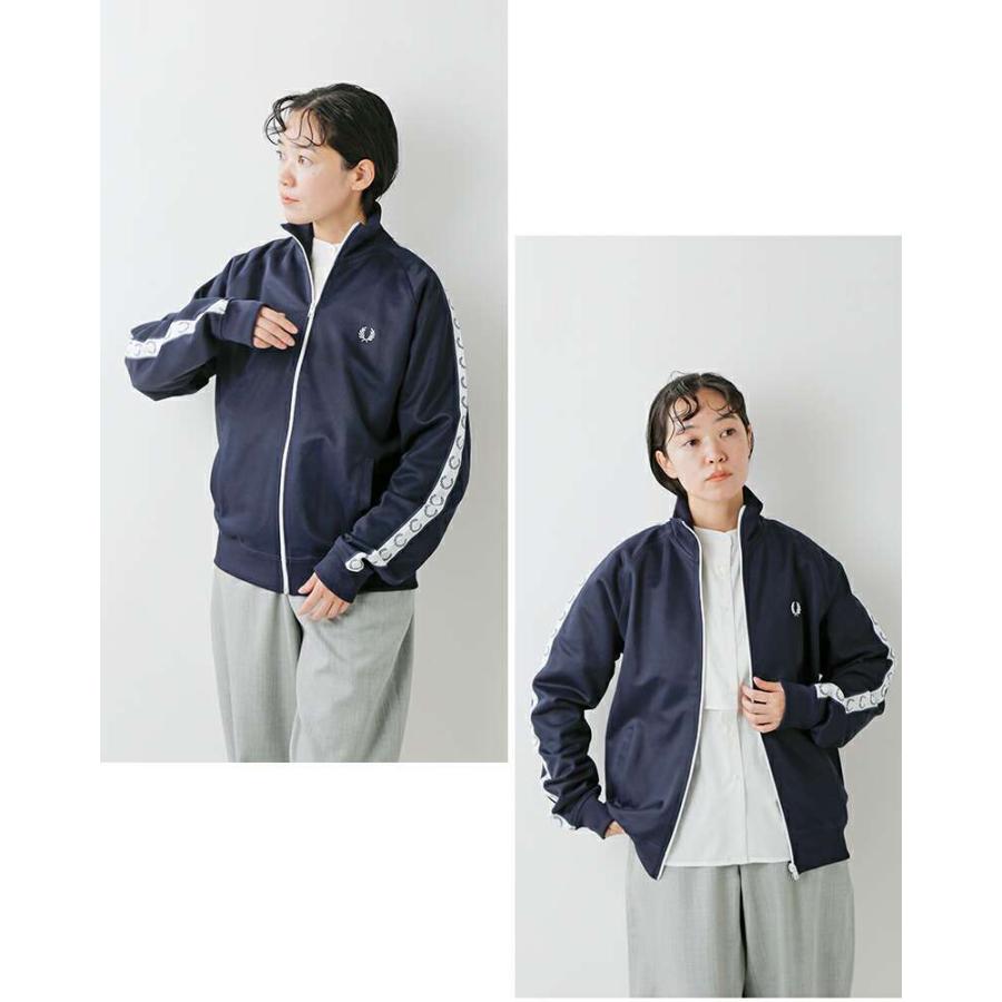 FRED PERRY フレッドペリー CONTRAST TAPE TRACK JACKET - トップス FRED PERRY フレッドペリー CONTRAST TAPE TRACK JACKET - トップス