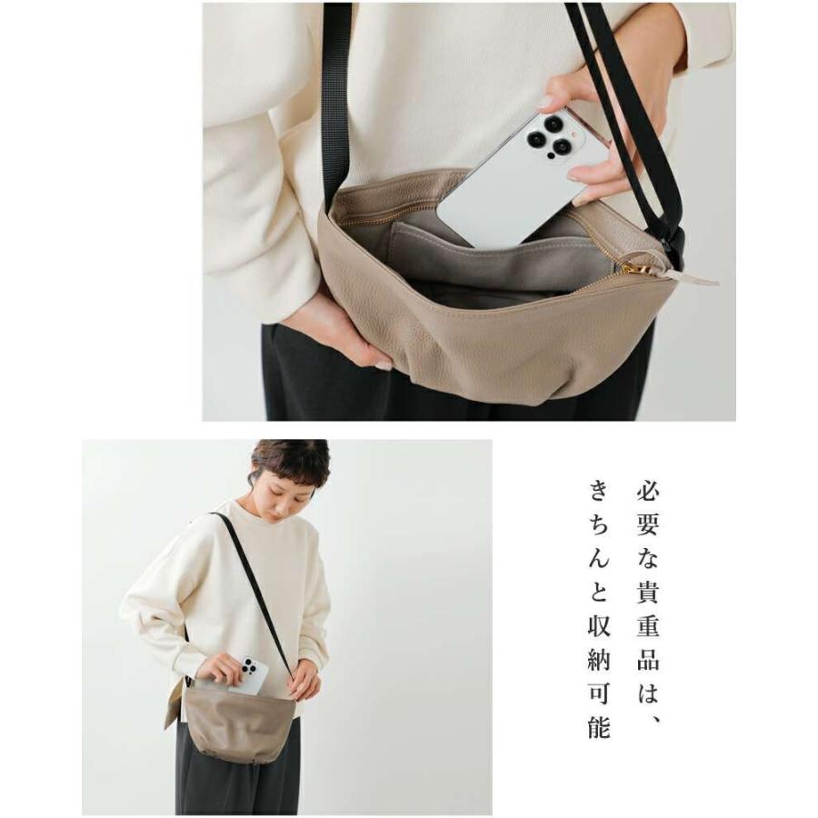 マリンデイ　ショルダーバッグ　2回使用 MARINEDAY（マリンデイ） シュリンクカウレザー ショルダーバッグ JAZZ