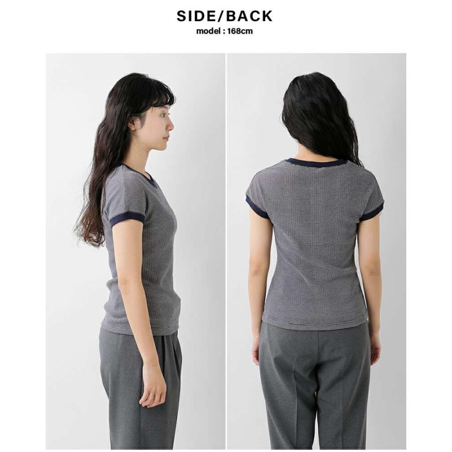 【30%OFF】ジョンブル Johnbull クールタッチ ランダムテレコ フレンチスリーブ Tシャツ jl252c20 レディース Johnbull 【30%OFF】ジョンブル クールタッチ ランダムテレコ