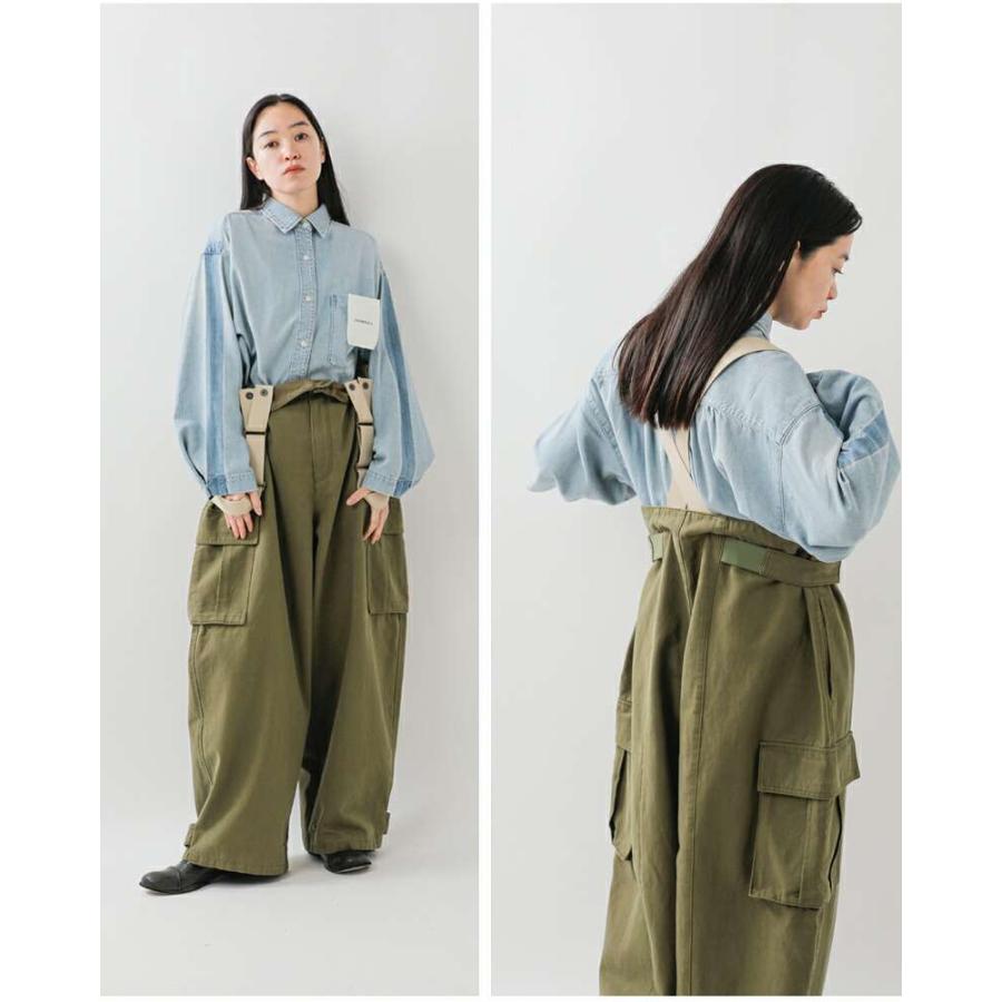 Johnbull（ジョンブル） コットン オーバーサイズ MIL サロペット