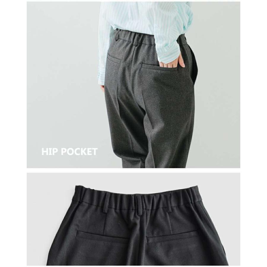 Johnbull ジョンブル ウールライク ピンタック ワイド イージー