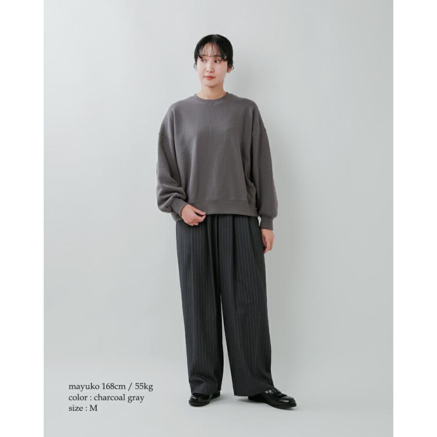 Deuxieme Classe【JOHNBULL】スエットプルオーバー/グレー Johnbull（ジョンブル） スウェット メンズ 裏毛 オーバーダイ