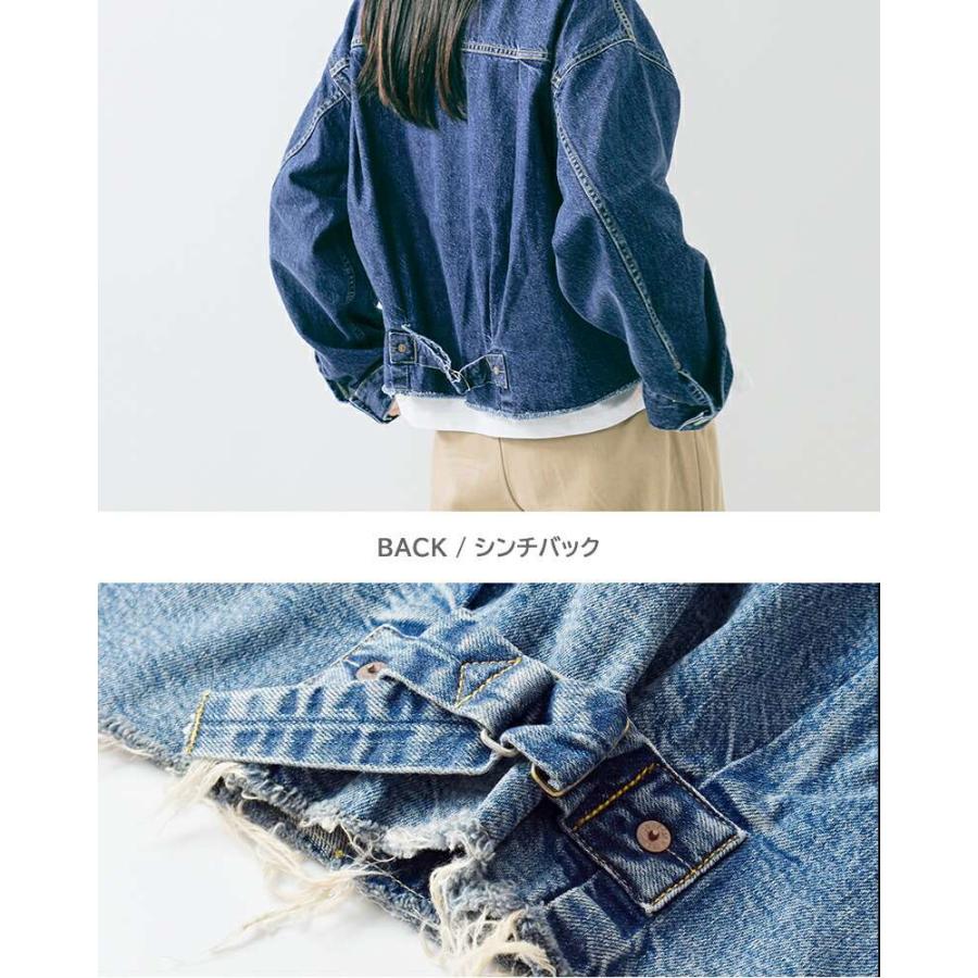 Johnbull ジョンブル デニム フレイド トラッカー ジャケット