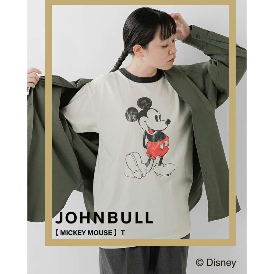 Johnbull ジョンブル コットン「ミッキーマウス」プリント